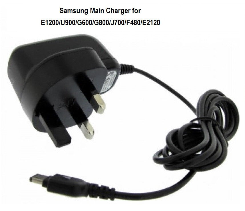 Genuine Samsung Main Charger for E1200-U900-G600-G800-J700-F480-E2120