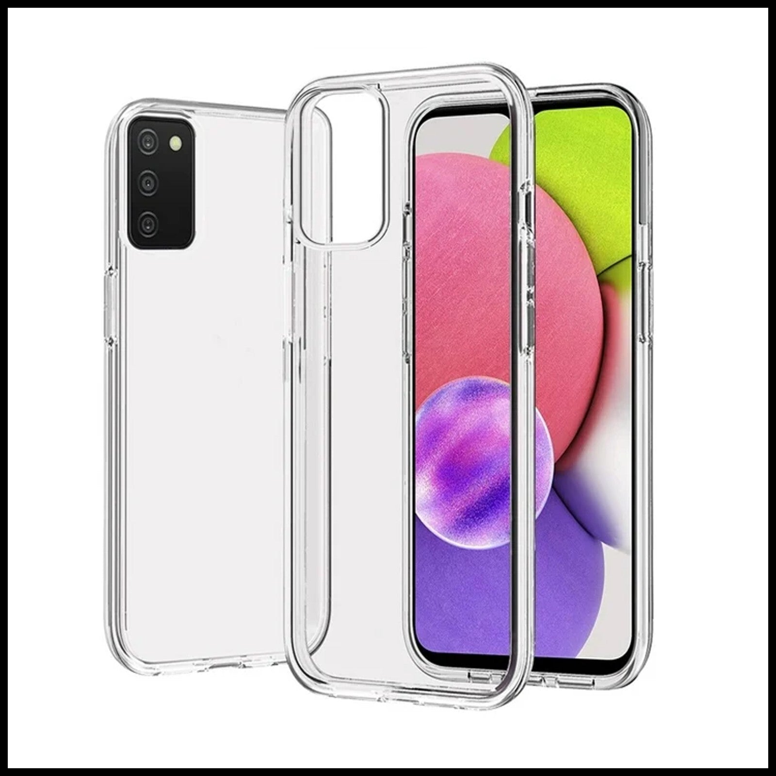 For Samsung Galaxy A03s Slim Clear Shockproof Gel Phone Cover