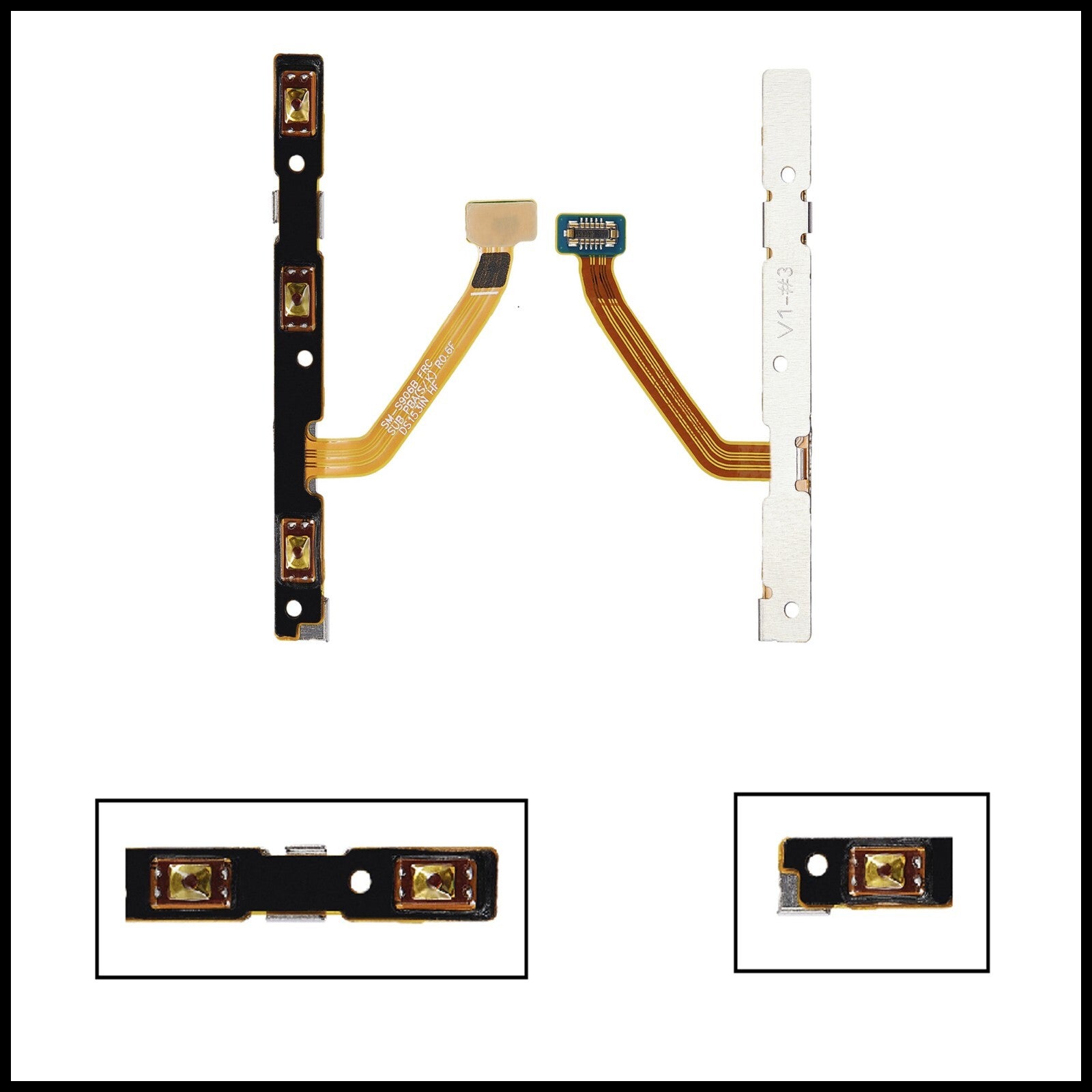 For Samsung Galaxy S22 Plus 5G Power Flex Cable & Volume Button Flex Replacement