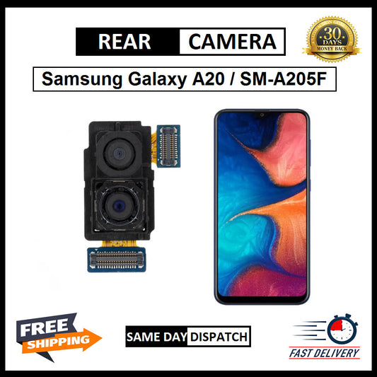 For Samsung Galaxy A20 / SM-A205F Genuine Rear (Back) Main Camera Replacement