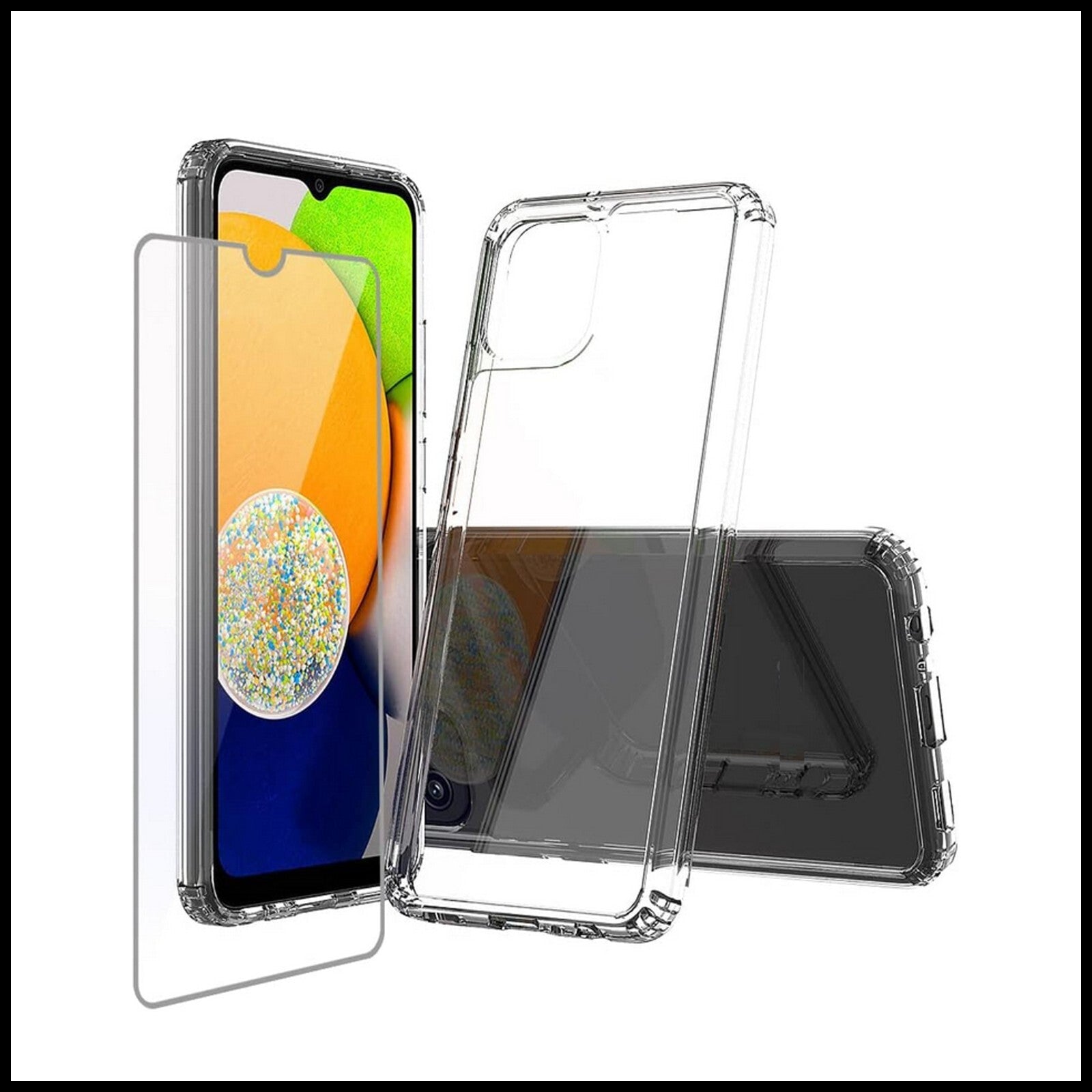 For Samsung Galaxy A03 Slim Clear Shockproof Gel Phone Cover