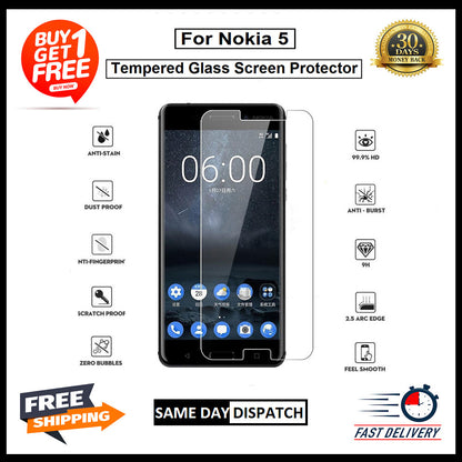 2X For Nokia 2/ 5 /7 Plus /1 Plus / 1.3 /1.4 /2.1 /2.2 Tempered Glass Protector