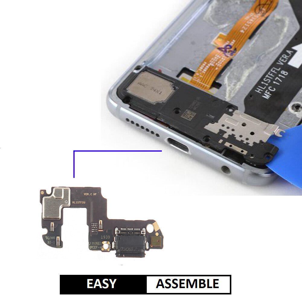For Huawei Honor 9 STF-L09 USB Replacement Charging Port Board Flex Connector 