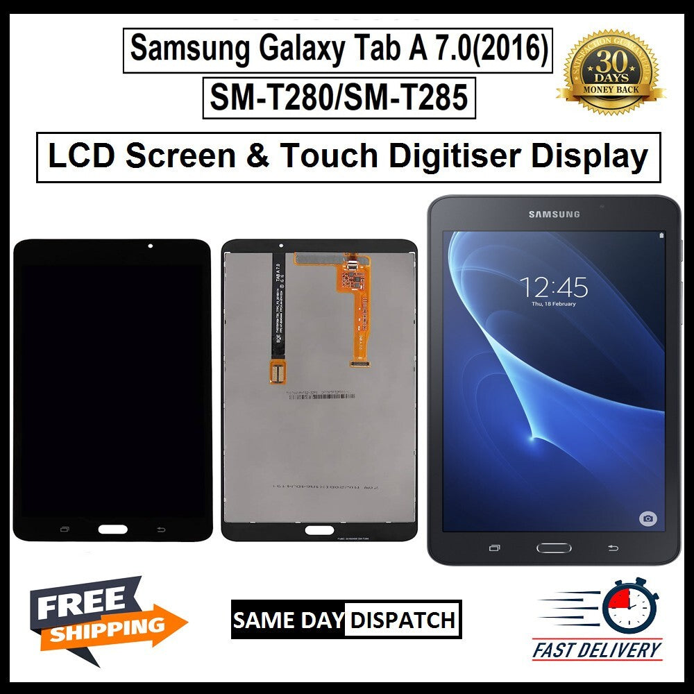 For Samsung Galaxy Tab A 7.0 2016 / T280 LCD Display Touch Screen Replacement