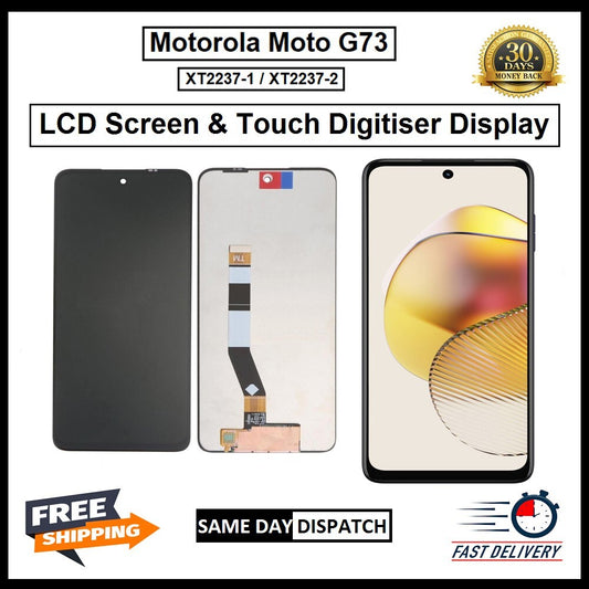 Motorola Moto G73  XT2237-1/2  Display Screen Touch Digitizer Replacement LCD