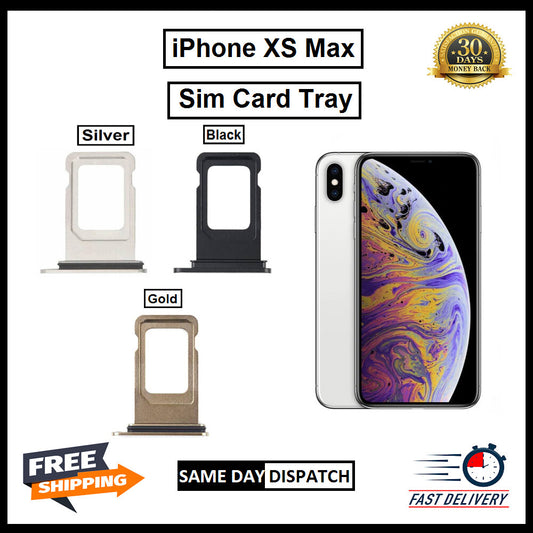 NEW REPLACEMENT FOR iPHONE XS MAX SIM TRAY SIM HOLDER SIM SLOT