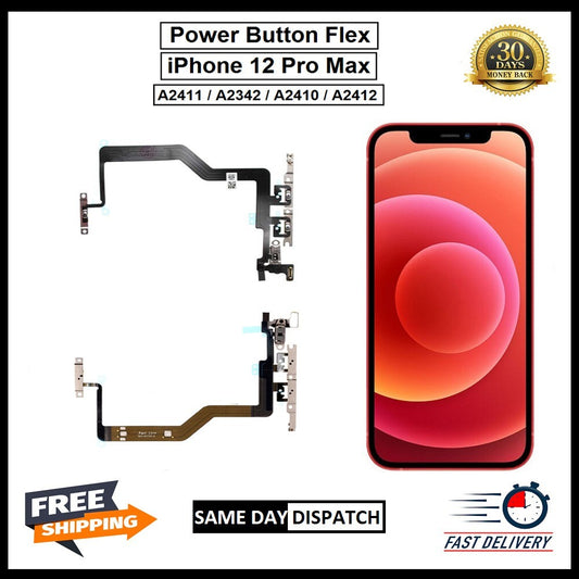 For iPhone 12 Pro Max Power Flex Cable & Volume Button Flex Replacement
