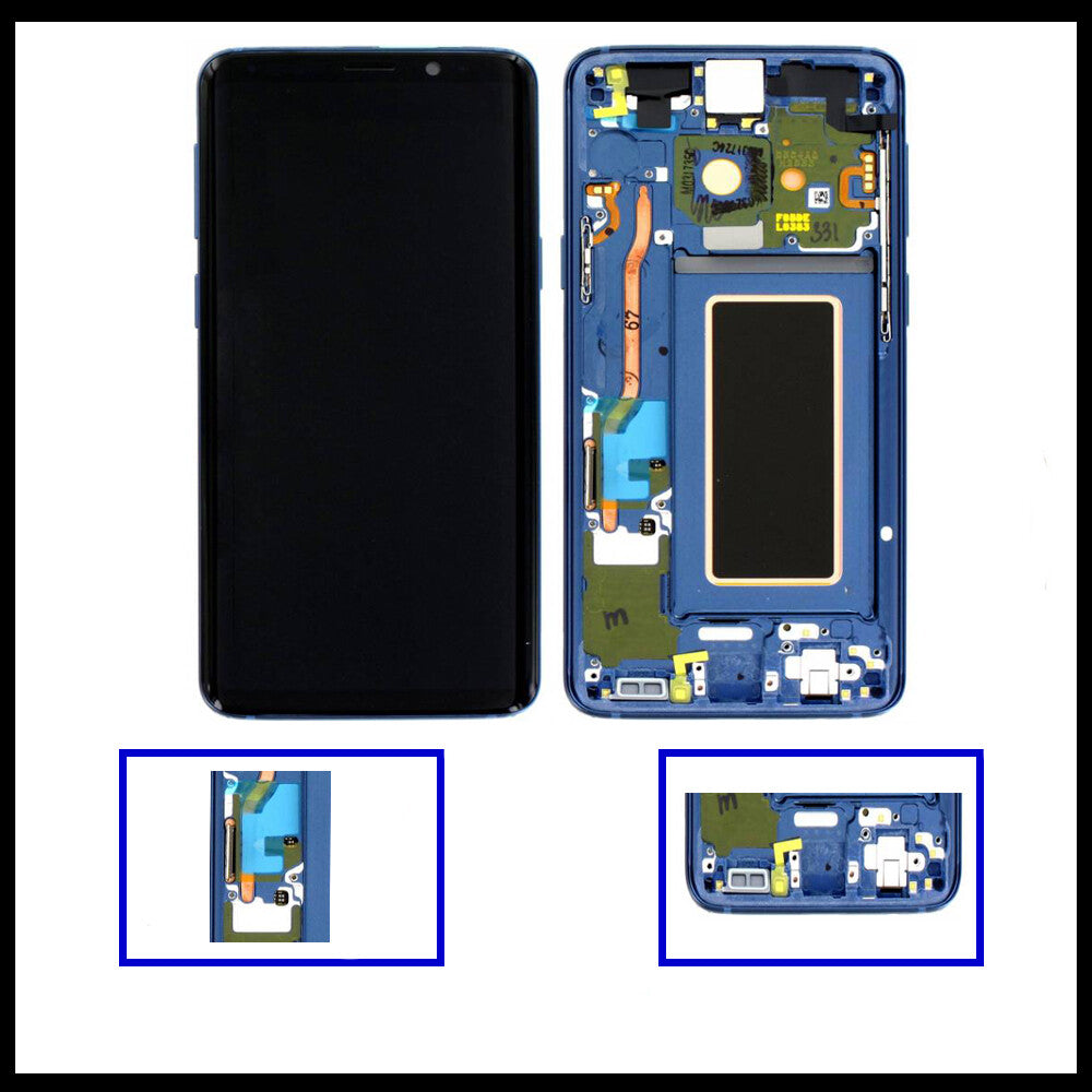For Samsung Galaxy S9 Blue Display Screen Touch Replacement LCD