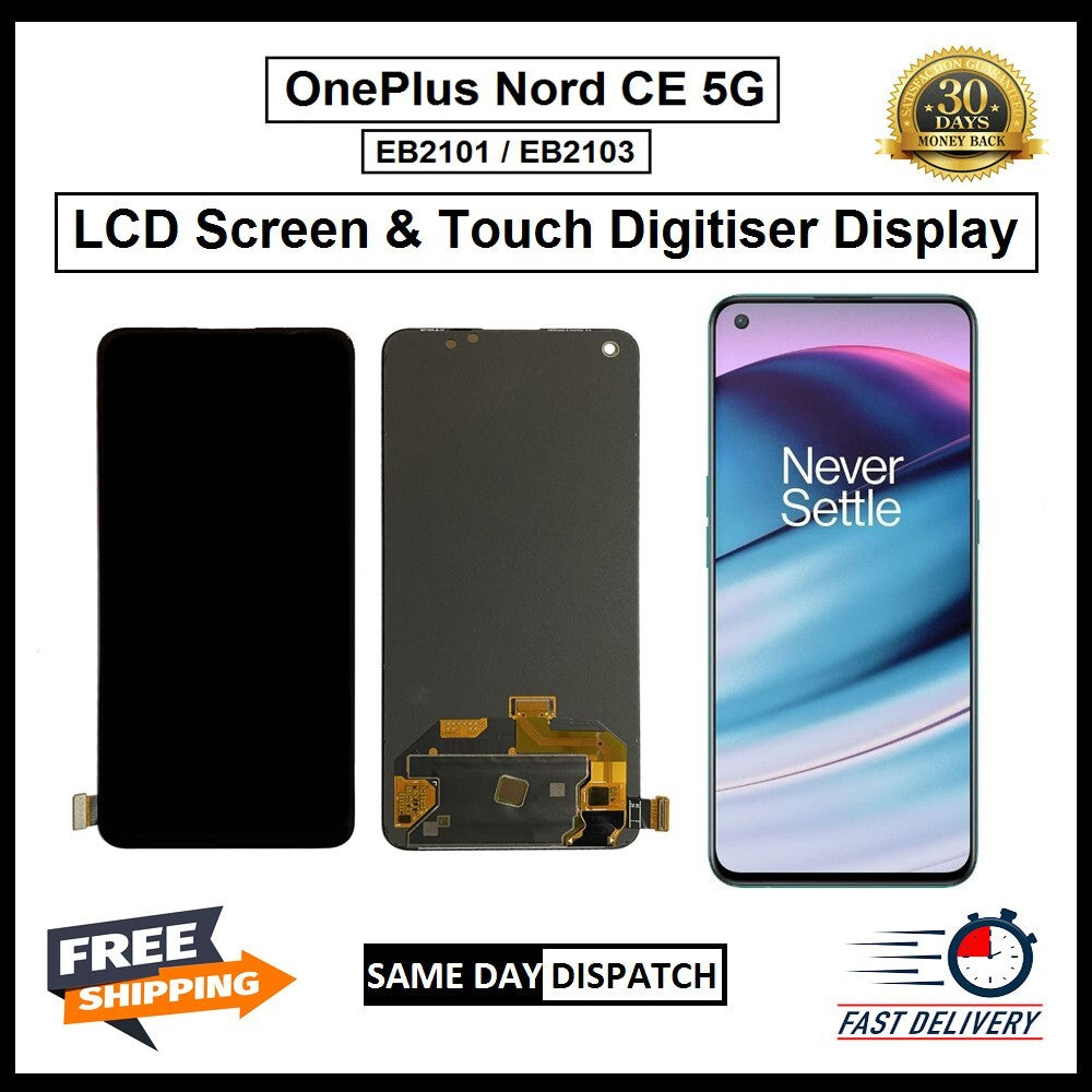 For OnePlus Nord 2 5G / CE 5G Display Touch Digitizer Replacement LCD