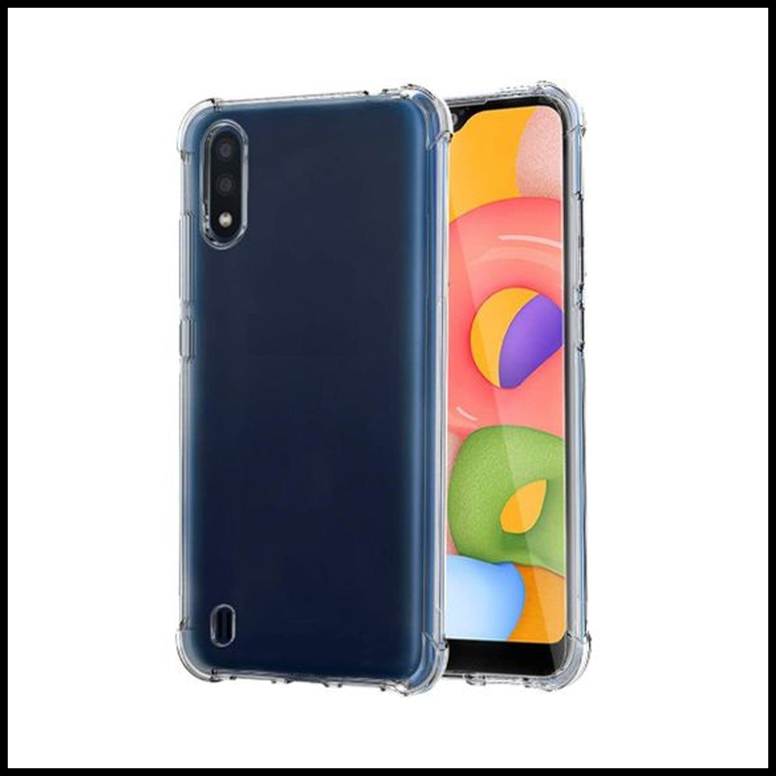 For Samsung Galaxy A01 King Kong Anti Burst & Silicon Shockproof Case Cover