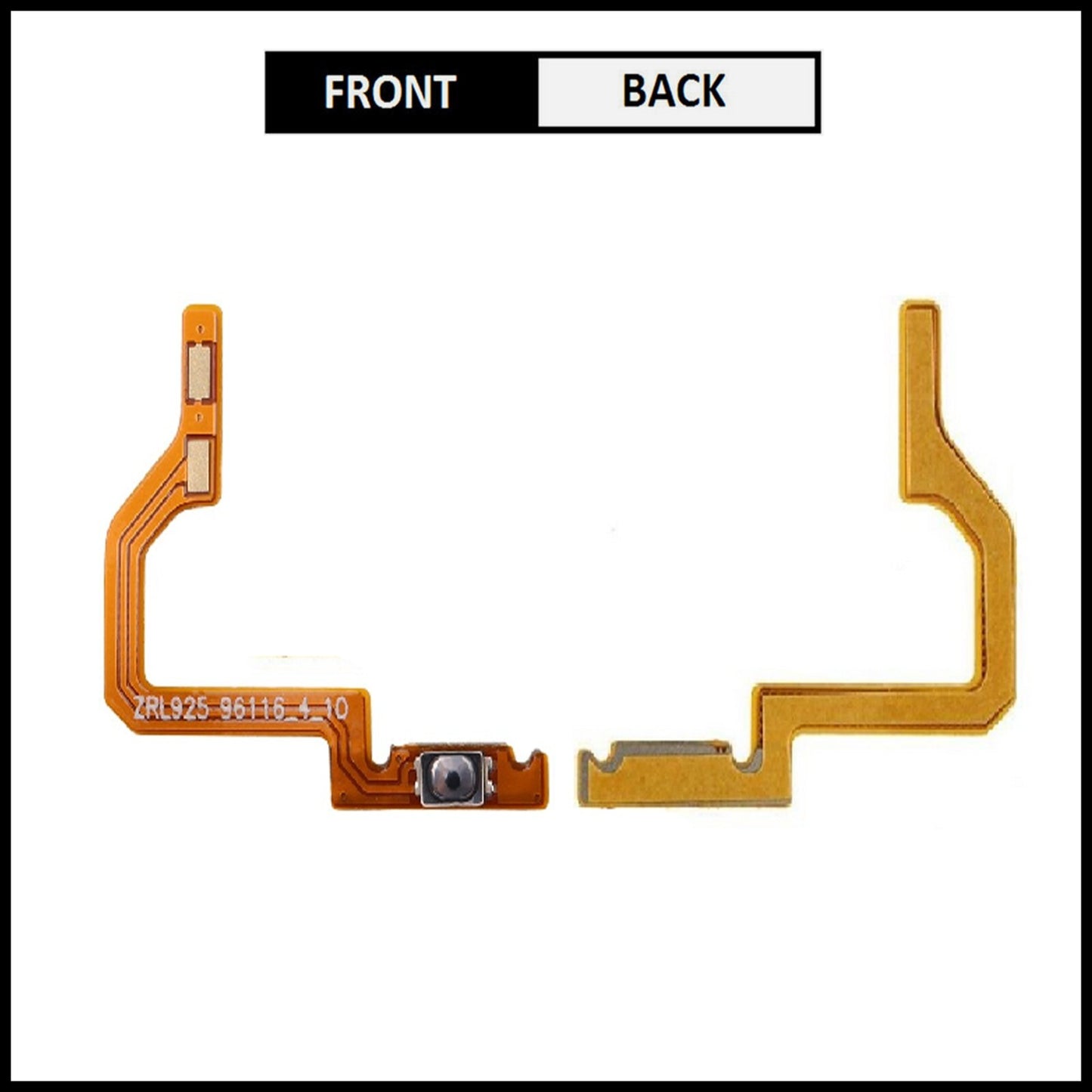 For Samsung Galaxy A10s / SM-A107F Power Button Flex Cable Replacement