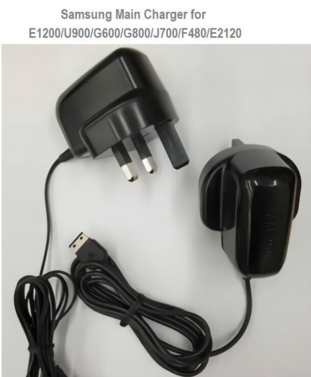 Genuine Samsung Main Charger for E1200-U900-G600-G800-J700-F480-E2120