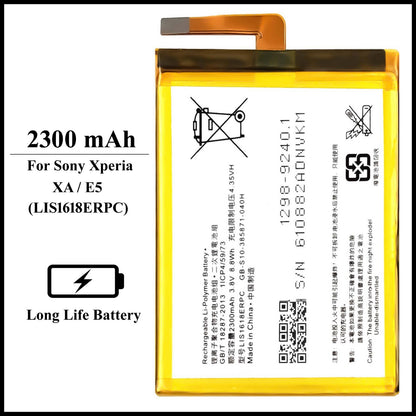 For Sony Xperia XA /E5 F3111 (LIS1618ERPC) 2300mAh+ Internal Replacement Battery