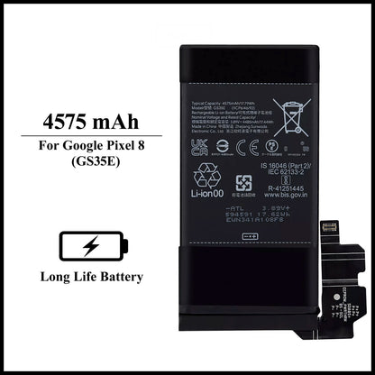For Google Pixel 8 (GS35E) 4575mAh+ Internal Replacement Battery