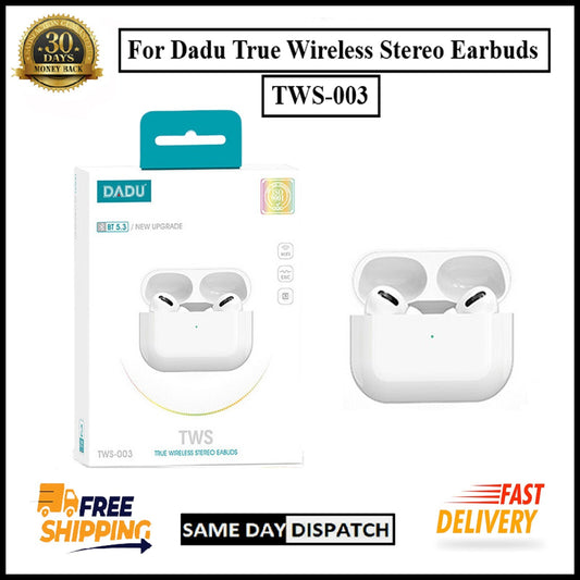 For Dadu True Wireless Earbuds Bluetooth 5.3 Headphones With Charging Case