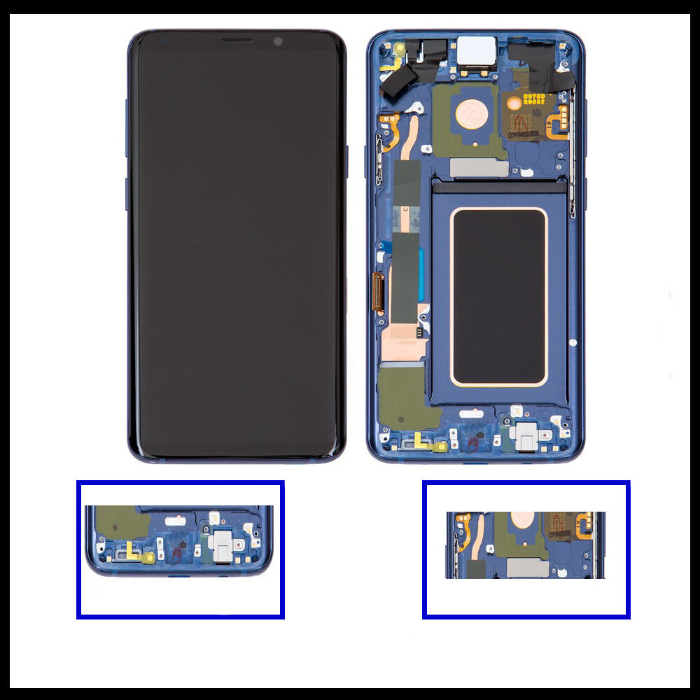 For Samsung Galaxy S9 Plus / SM-G965F Blue Display Screen Touch Replacement LCD