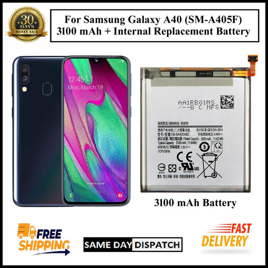 For Samsung Galaxy A40 / ( SM-A405F ) 3100mAh+ Internal Replacement Battery