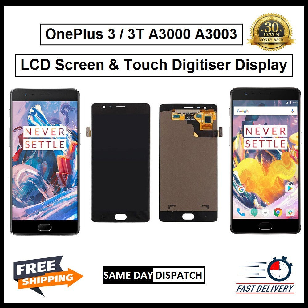For OnePlus 3 / 3T A300 A3003 Display Screen Touch Digitizer Replacement LCD