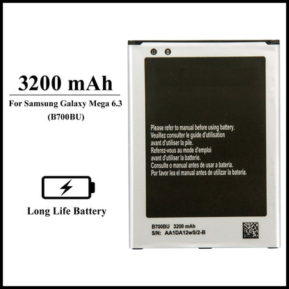 For Samsung Galaxy Mega 6.3 (GT-I9200) 3200mAh+ Internal Replacement Battery