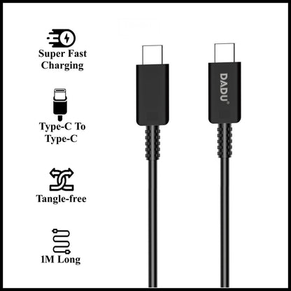 For Dadu Fast PD Type-C to Type-C Charging Cable-1M