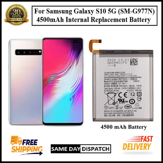 For Samsung Galaxy S10 5G (SM-G977N) 4500mAh Internal Replacement Battery