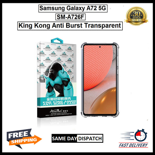 For Samsung Galaxy A72 5G King Kong Anti Burst & Silicon Shockproof Case Cover