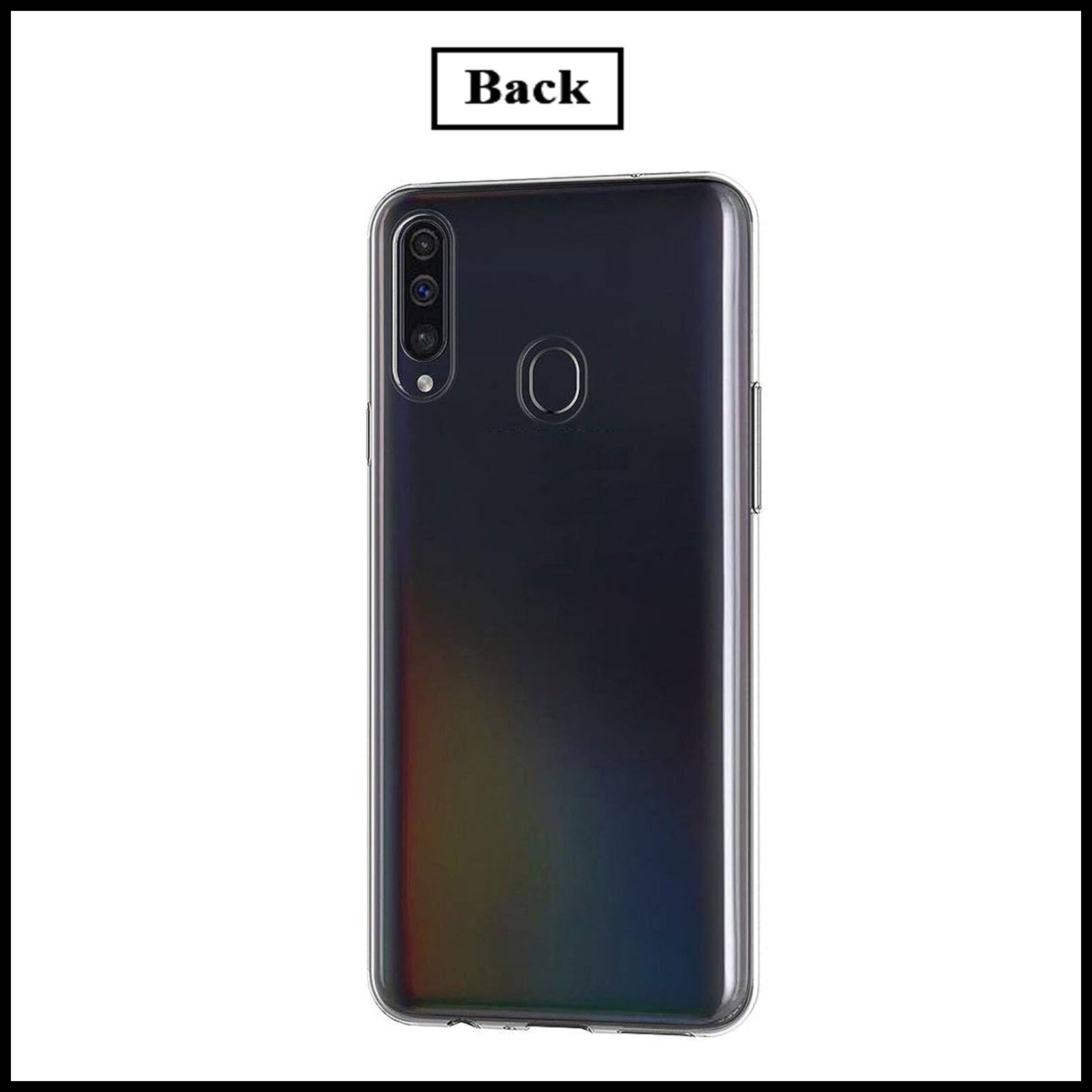 For Samsung Galaxy A20s Slim Clear Shockproof Gel Phone Cover