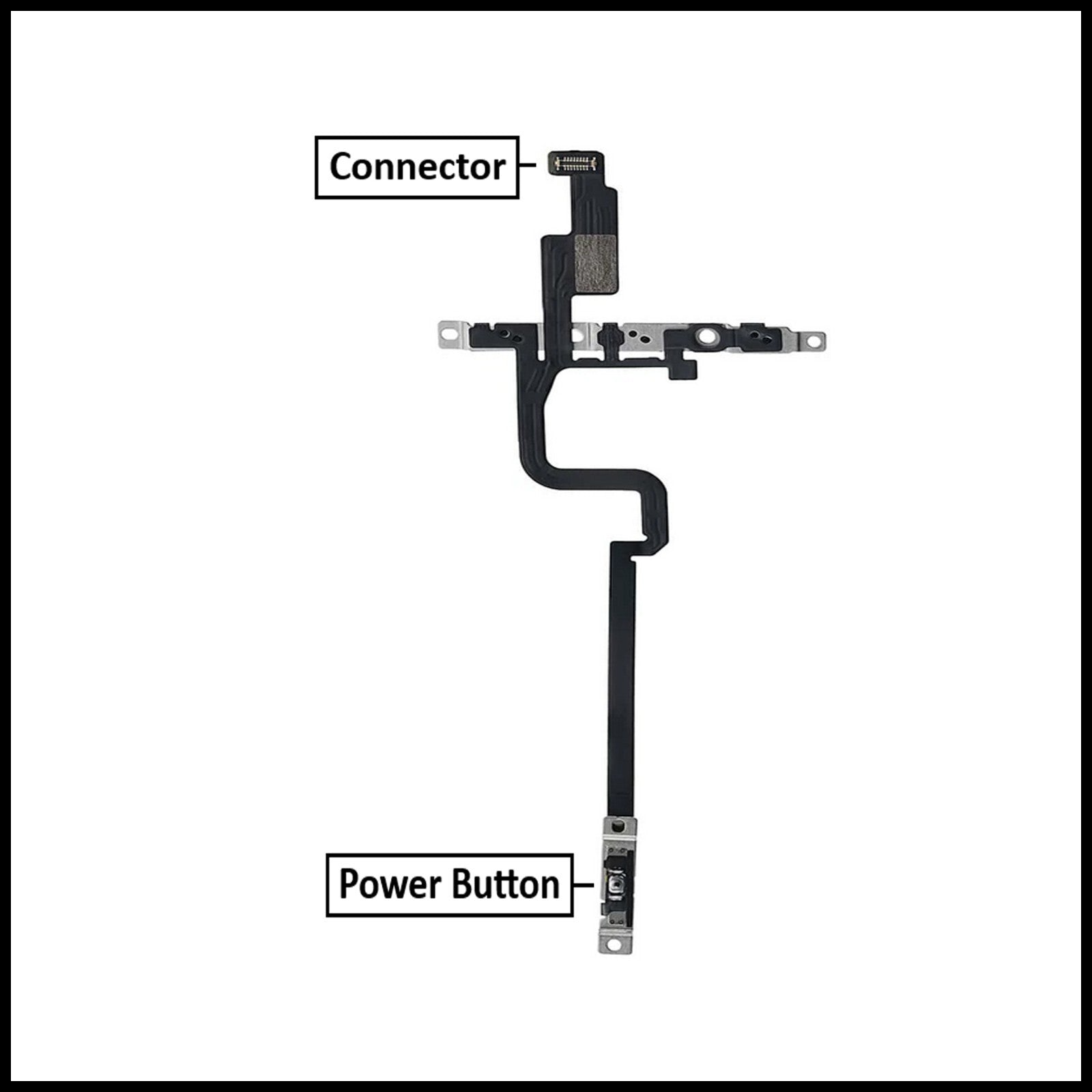 For iPhone 15 Pro Max Power Flex Cable & Volume Button Flex Replacement