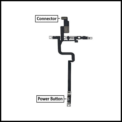For iPhone 15 Pro Max Power Flex Cable & Volume Button Flex Replacement