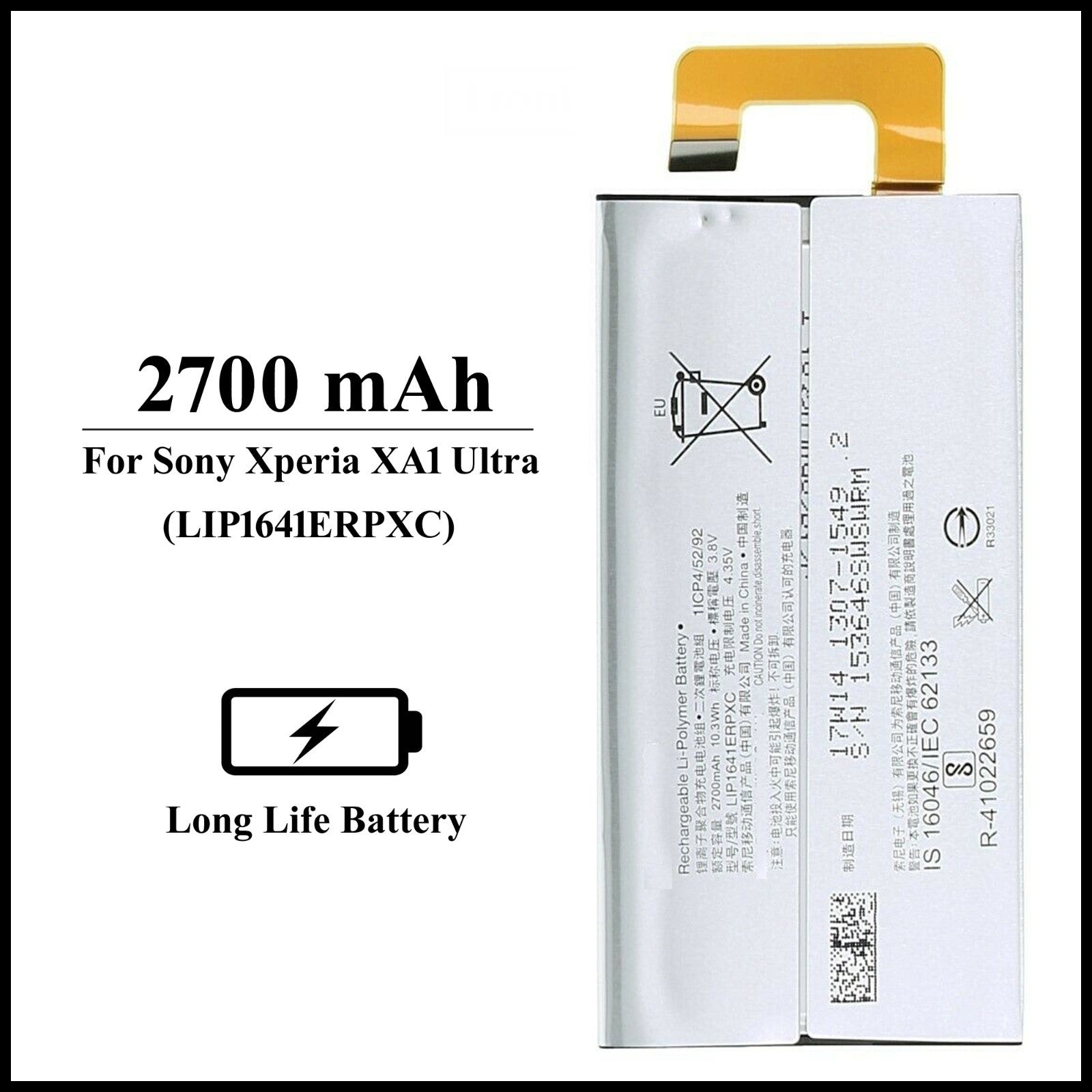 For Sony Xperia XA1 Ultra G3212,G3221 (LIP1641ERPXC) 2700mAh+ Internal Battery