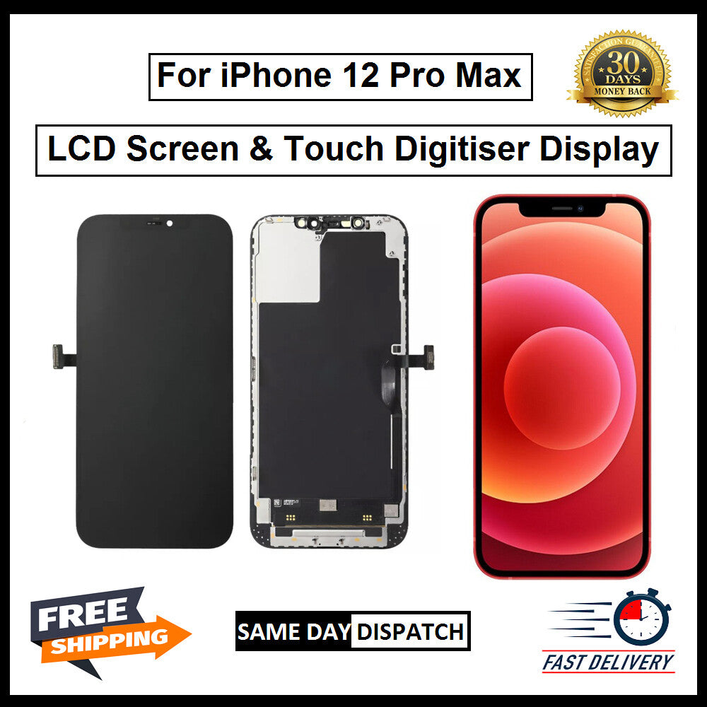 For iPhone 12 Pro Max 3D Premium Version Replacement Display Replacement LCD