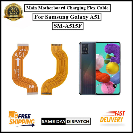 For Samsung Galaxy A51/SM-A515F Main Motherboard Charging Flex Cable Replacement