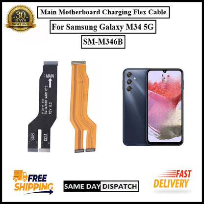 For Samsung Galaxy M34 5G/M346B Main Motherboard Charging Flex Cable Replacement