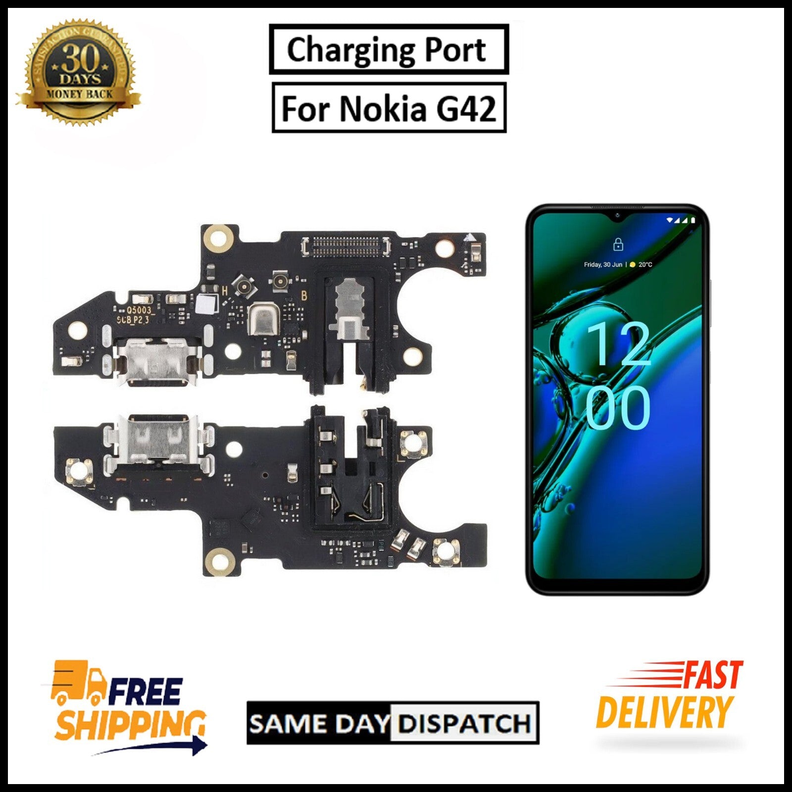 For Nokia G42 Micro Charging Port Board Connector Replacement