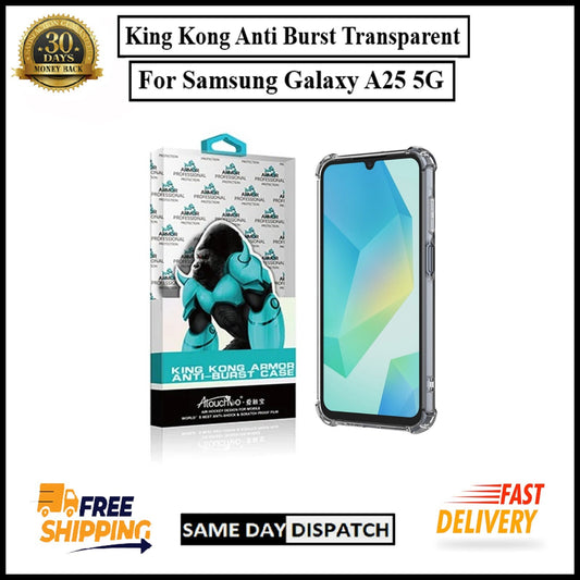 For Samsung Galaxy A25 5G King Kong Anti Burst & Silicon Shockproof Case Cover
