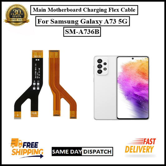For Samsung Galaxy A73 5G Main Motherboard Charging Flex Cable Replacement
