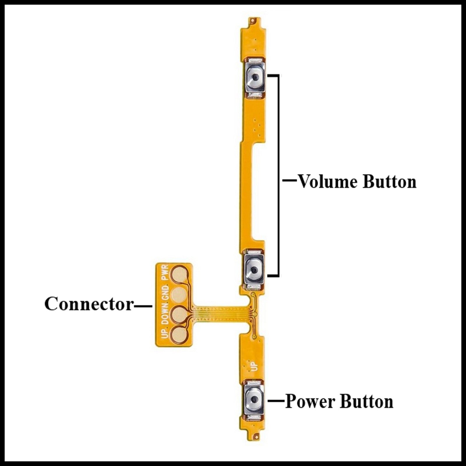 For Samsung Galaxy A16 5G Power Flex Cable & Volume Button Flex Replacement