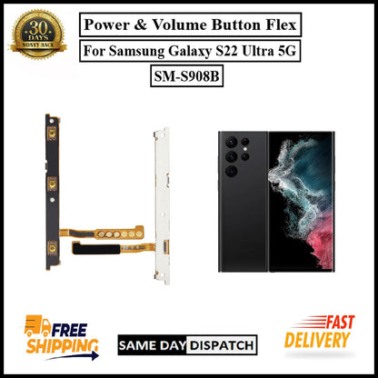 Samsung Galaxy S22 Ultra 5G Power Flex Cable & Volume Button Flex Replacement