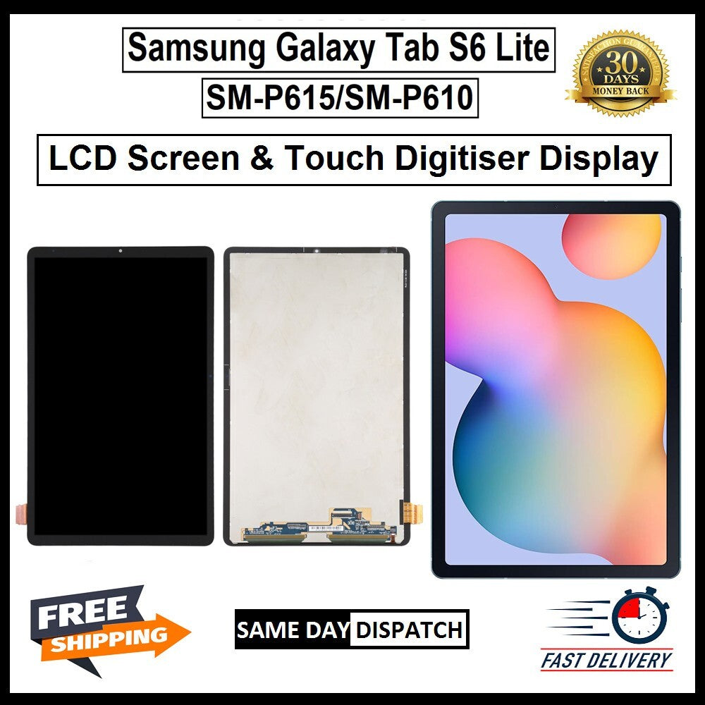For Samsung Galaxy Tab S6 Lite / P610 P615 LCD Display Touch Screen Replacement