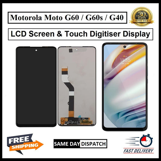 For Motorola Moto G60/ G60S / G40 Display Screen Touch Digitizer Replacement LCD