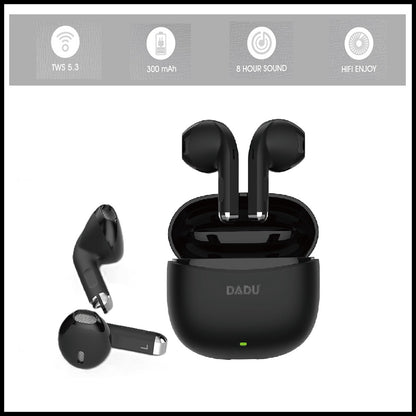 For Dadu Smart Wireless Bluetooth Stereo Earphones-Black