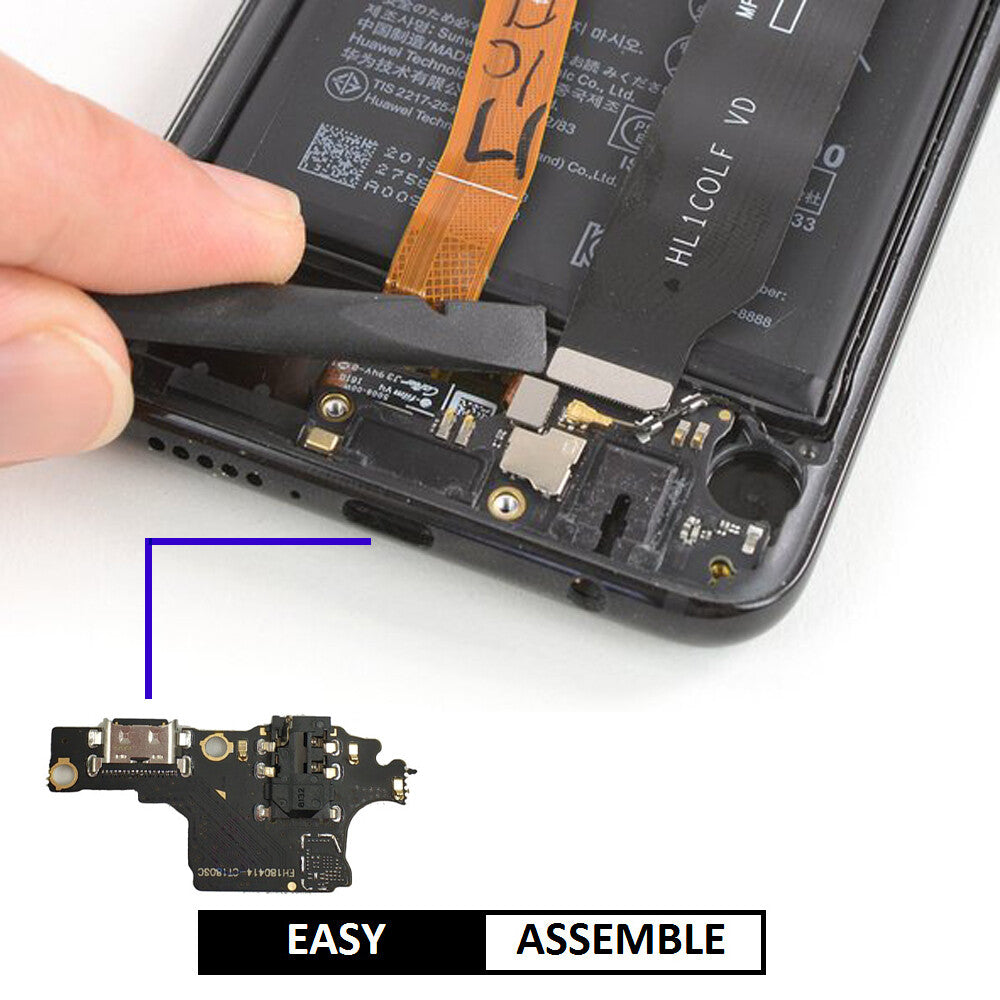 For Huawei Honor 10 COL-L29 USB Replacement Charging Port Board Flex Connector 