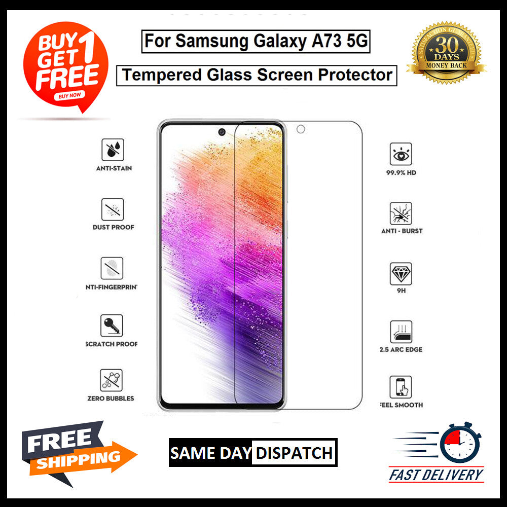 For Samsung Galaxy A03 Core/ A13/ A23/ A33 5G/ A53 5G/ A73 5G Tempered Protector