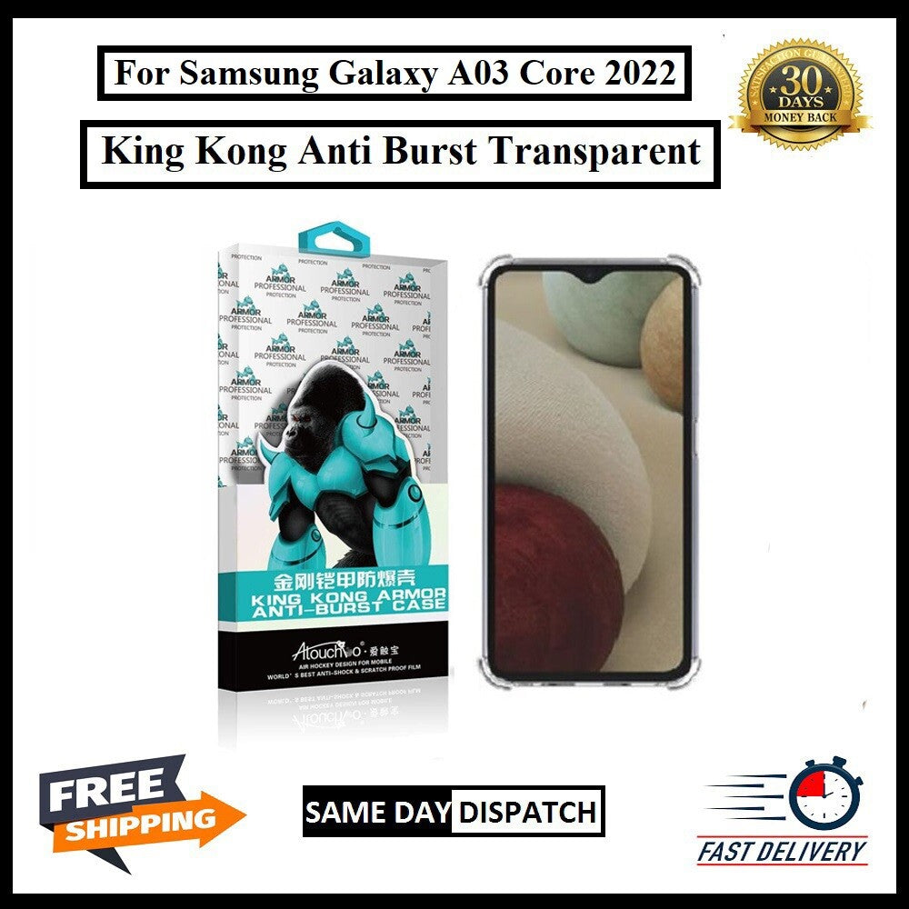 Samsung Galaxy A03 Core 2022 King Kong Anti Burst &Silicon Shockproof Case Cover
