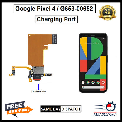 For Google Pixel 4 USB Replacement Charging Port Board Flex Connector