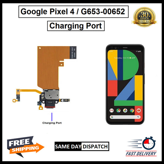 For Google Pixel 4 USB Replacement Charging Port Board Flex Connector
