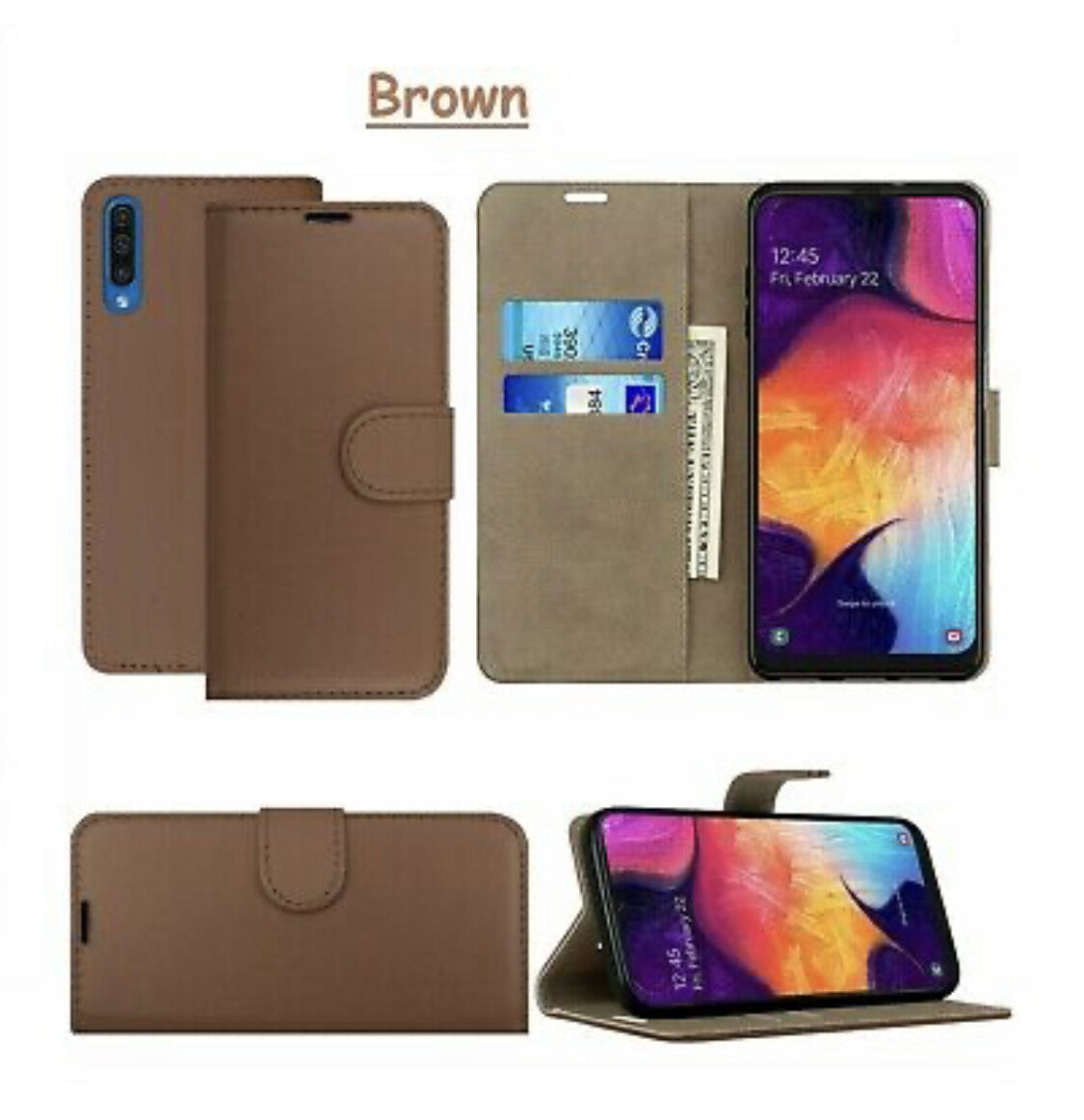 Leather Flip Case  for Samsung  Galaxy A10s A20s A20e A21s A30s 