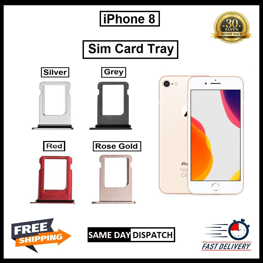 NEW REPLACEMENT FOR iPHONE 8G / 8 SIM TRAY SIM HOLDER SIM SLOT