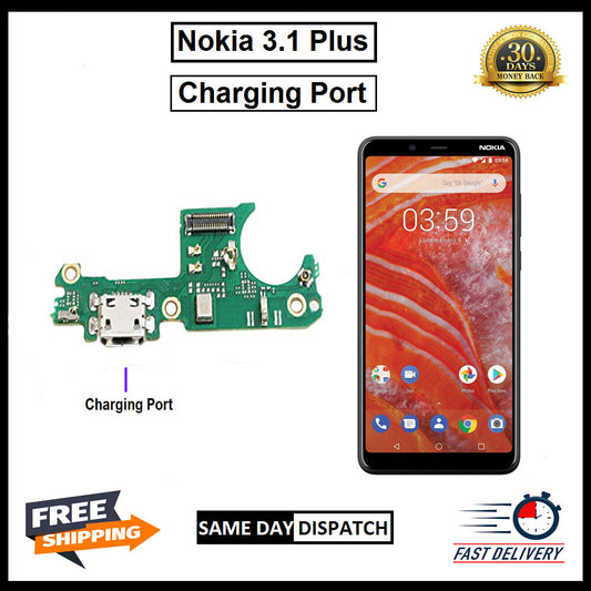 For Nokia 3.1 Plus Micro Charging Port Board Connector Replacement