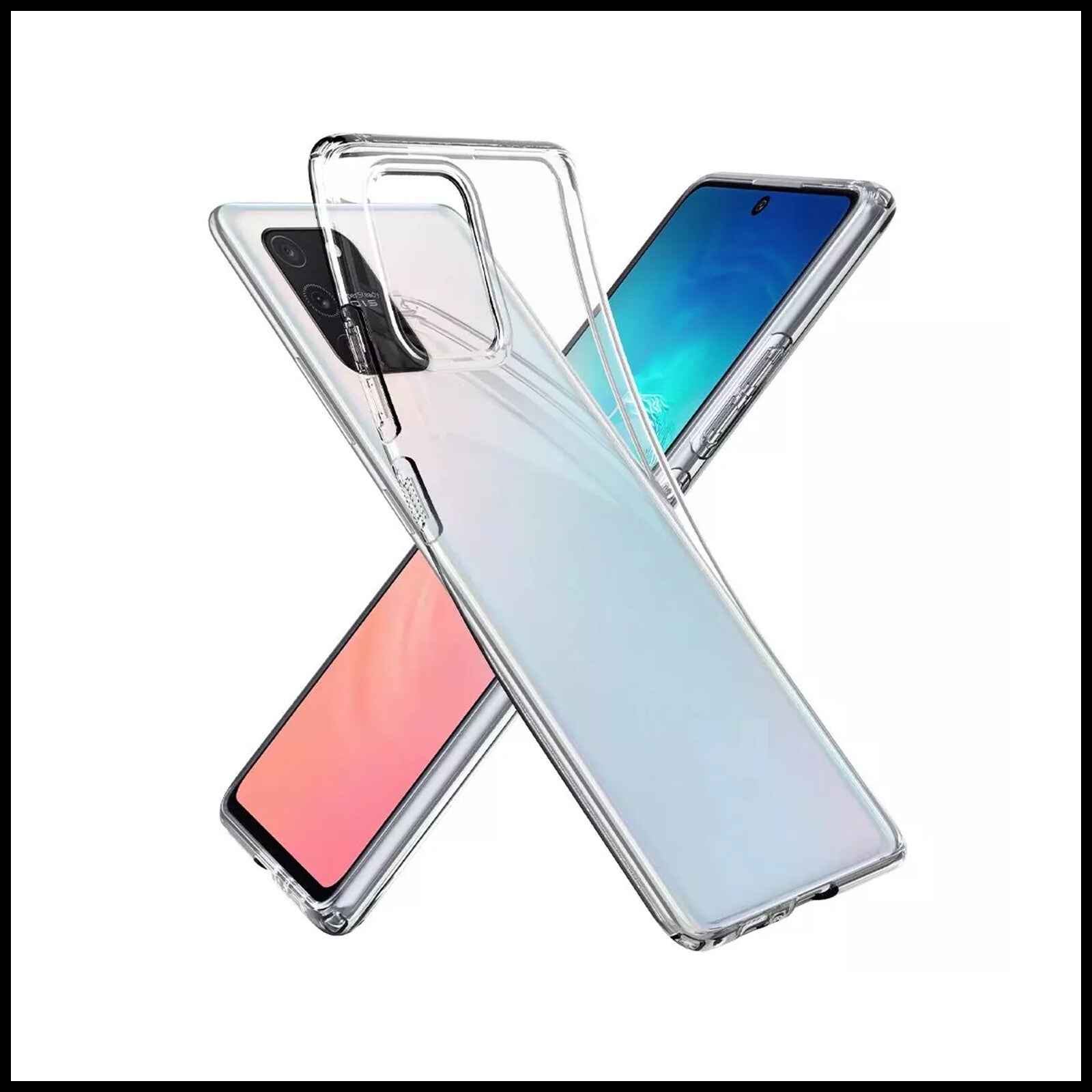 For Samsung Galaxy S10 Lite / A91 5G Slim Clear Shockproof Gel Phone Cover